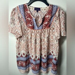 Multicolor Bohemian Blouse